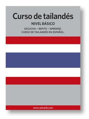 cover image of Curso de tailandés